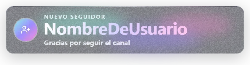 Nuevo seguidor, pack Cristal